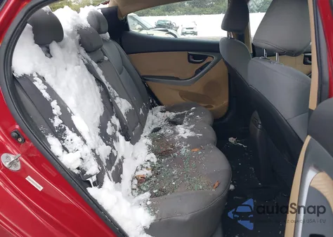 2012 Hyundai Elantra Gls (Ulsan Plant) from USA, damaged, VIN KMHDH4AE5CU393496